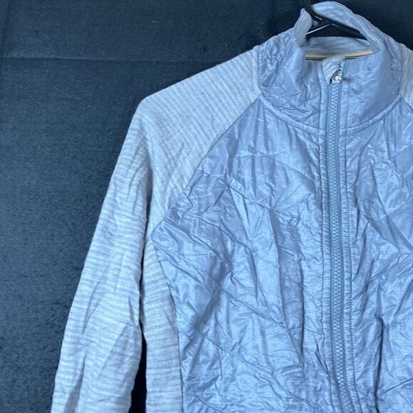 SmartWool Womens Jacket Gray Smartloft Insulated Merino Wool Full Zip Medium - Picture 4 of 13